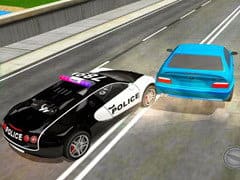 Mad Cop Police Car Race: Police Car Vs Gangster Escape