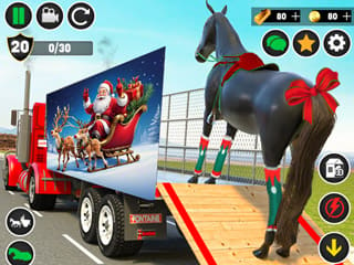 Christmas Animal Transporter Truck