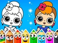 Coloring Dolls