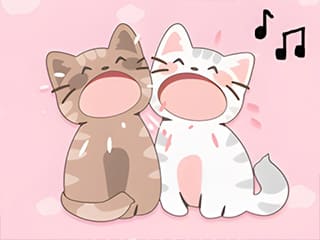 Duet Cats: Cute Cat Music New Year