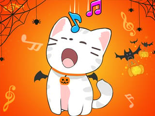 Duet Cats Halloween Cat Music