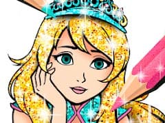 Fashion Coloring Book Glitter