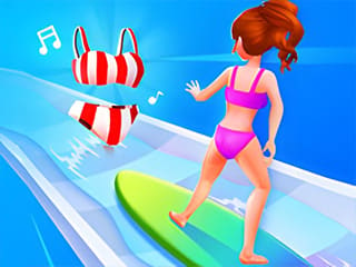 Girl Surfer 3D