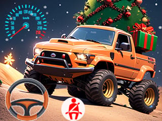 Hill Climb Racing: Christmas Truck Transform