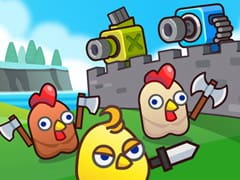 Merge Cannon: Chicken Defense