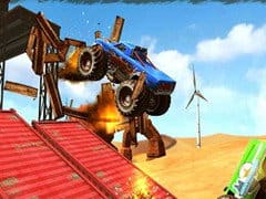 Monster Truck Impossible Track Plane Simulator