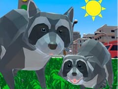 Raccoon Adventure: City Simulator 3D