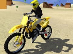 Racing Moto: Beach Jumping Simulator