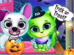 Scary Makeover Halloween Pet Salon