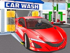 Sports Car Wash Gas Station