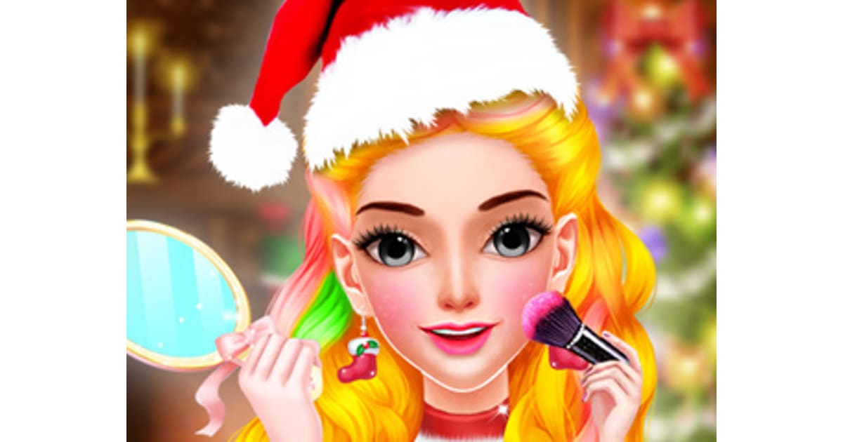 Christmas Makeup Salon - Play The Game Online - BestGames.Com